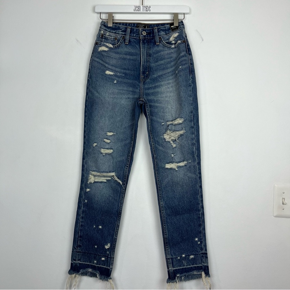 NWT Abercrombie & Fitch Annie High-Rise Girlfriend